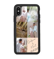 iPhone X - Xs Uyumlu 5li Kolaj Fotoğraf Tasarımlı Glossy Telefon Kılıfı
