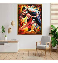 Altın  Çerçeveli tablo n1051