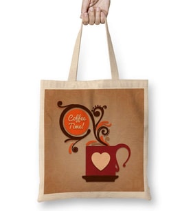 Coffe Time Bez Çanta Uzun Saplı