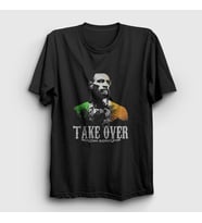 Presmono Unisex Siyah Take Over Ufc Conor McGregor T-Shirt 312801tt