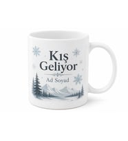 Winter Is Coming Baskılı Kış Geliyor İngilizce Kupa Bardak Hediye