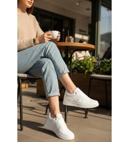 Enoch Kadın Günlük Sneaker Modern Tasarım Konforlu Yürüyüş Spor Ayakkabı