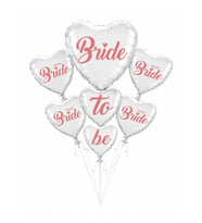 Brıde To Be 7li Kalp Buket Set Folyo Balon