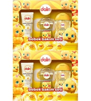 Dalin Bebek Bakım Seti 4 Parça (Kutulu) Yenidoğan Seti (Karma 2 Li Set)