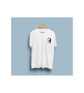 Oversize Mustafa Kemal Atatürk Cep logolu unisex T-shirt
