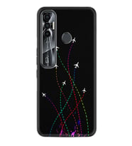 Tecno Spark 6 6 Go 8C 8 Pro 7 7 Spark 9 Pro Kılıf Desemli Silikon Line Planet 1736