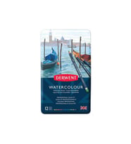 Derwent Watercolour Kuru Boya Metal Kutu 12'li