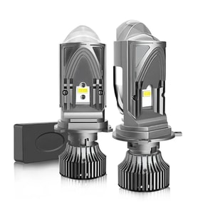 Led far ampulü beyaz H4 50w 12v-60v 22000Lm csp chip lens / LAAM979-1