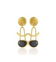 Kadir Jewellery 22 Ayar Altın Kaplama Vintage Küpe -El İşçiliği Ve Hipoalerjenik Küpe