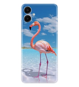 Samsung Galaxy A06 Kılıf Boutique Baskılı Resimli Okaynus ve Flamingo Pcode -093
