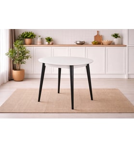 SİENA YUVARLAK MASA, ANTRASİT, 90x90