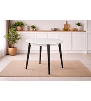 SİENA YUVARLAK MASA, ANTRASİT, 90x90