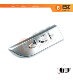 Renault Megane MK2 Scenic MK2 için Sol Krom DCI Monogram Amblemi Yazısı 8200717150