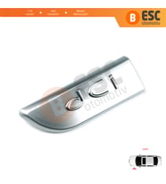 Renault Megane MK2 Scenic MK2 için Sol Krom DCI Monogram Amblemi Yazısı 8200717150
