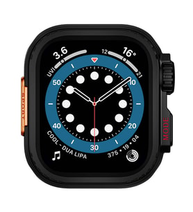 Apple Watch 44mm to Apple Watch Ultra 49mm Uyumlu Kasa Dönüştürücü Zore Watch Gard 33 (Siyah)