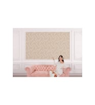 Pastel Renkli Geometrik Desenli Duvar Kağıdı-5780
