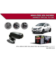 Opel Corsa D Araca Özel Kol Dayama Kolçak 2007-2014 arası Niken (Siyah)