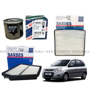 Hyundai Matrix 1.6 Benzinli Filtre Bakım Seti (Hava+Yağ+Polen)