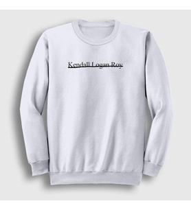 Presmono Unisex Beyaz Kendall Logan Roy V2 Dizi Succession Sweatshirt 497842tt (Beyaz)