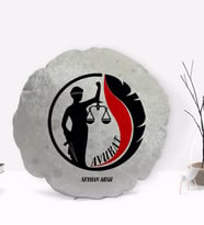 BK Gift Kişiye Özel İsimli Avukat Tasarımlı Dekoratif Kırlent Yastık-14