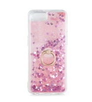 Realme C2 Kılıf İçi Sıvılı Yüzüklü Kapak (Pembe)