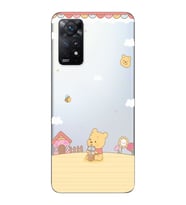 Redmi Note 12 Pro 4G Uyumlu Winnie The Pooh Tasarımlı Şeffaf Telefon Kılıfı