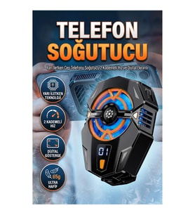 Yarı İletken Cep Telefonu Soğutucu 2 Kademeli Hız ve Dijital Ekranlı