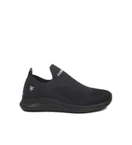 Trend Adımlar Siyah Bağcıksız Unisex Çocuk Sneaker