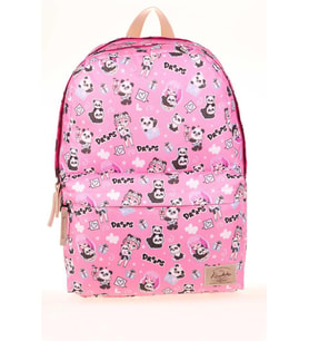 Kaukko Nature Sırt Çantası Panda K1711 (Pembe)