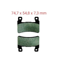 Honda Ön Fren Disk Balatası Fa265 Fa296 Cbr 600 Rr(2003-2004) Cb 1100-1300-Cbr 600 F Kawasaki Zx-6R