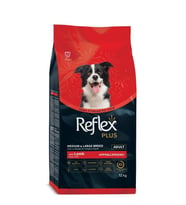 Reflex Plus Kuzu Etli Orta ve Büyük Irk Yetişkin Köpek Maması 12 Kg