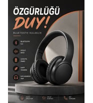 Kulak Üstü Bluetooth Kulaklık Ayarlanabiilir Uzun Pil Ömrü Kablosuz 5.0 Bluetooth