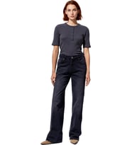 Kadın Wide Leg Denim Pantolon Normal Bel Fonksiyonel Dayanıklı Kaliteli Konforlu Estetik Şık