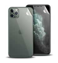 İPhone 11 Pro Max 6.7 Film Ön Arka Full Koruyucu Membran Nano Hidrojel Koruyucu Set (Şeffaf Hologram)