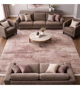 Hoom Rugs Emp Milan ML022 180x260 Modern Tozumaz Halı (Acı Kahve)