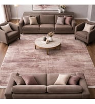 Hoom Rugs Emp Milan ML022 180x260 Modern Tozumaz Halı (Acı Kahve)