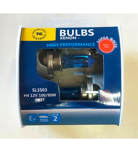 H4 Beyaz Ampul Xenon White 100/90w 2 Adet (1 Takım) SL3503