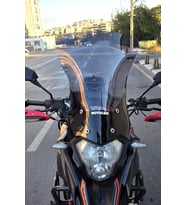 MOTOCAM Mondial Rx3 İ Evo Ön Cam 2015-2022 Model 52cm Füme Renkli 4mm UZUN