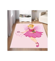 Rovigo Home Dijital Baskı Yıkanabilir Kaymaz Taban Çocuk Halısı RVG4079-SD142 (Pembe)