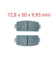 CF MOTO ARKA FREN DİSK BALATASI FA651 625 TERRACROSS Z-FORCE 550-800 TAKIM