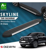 S-Dizayn Mercedes X-Class Skyline Krom Yan Basamak 203 Cm 2018-2020 A+ Kalite