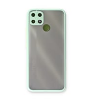 Realme C25 Kılıf Montreal Silikon Kapak - Turkuaz