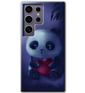 Galaxy S24 Ultra Kılıf HD Desen Baskılı Kılıf - Bebek Panda