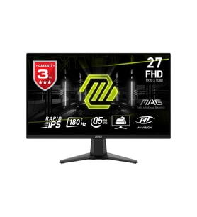 MSI 27" RAPID IPS MAG 275F 0.5ms 180Hz HDMI-DP Gaming Monitör 1920x1080