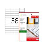 Tanex Lazer Etiket Kod 2321 52.5mm x 21.2mm