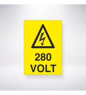 280 Volt 21x28 Arkası Yapışkanlı Levha