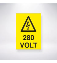 280 Volt 21x28 Arkası Yapışkanlı Levha