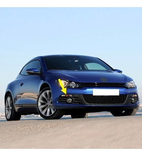 VW Scirocco 2009-2014 Ön Tampon Sağ Sinyal Lambası Camı 1K8953042E