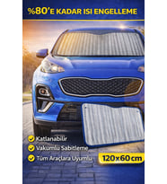 Araba Ön Cam Güneşlik anti-uv oto güneşlik 120 x 60 cm Araç Gölgelik Oto İçi Vantuzlu