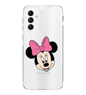 Samsung Galaxy M13 Kapak Minnie Mouse Tasarımlı Şeffaf  Kılıf